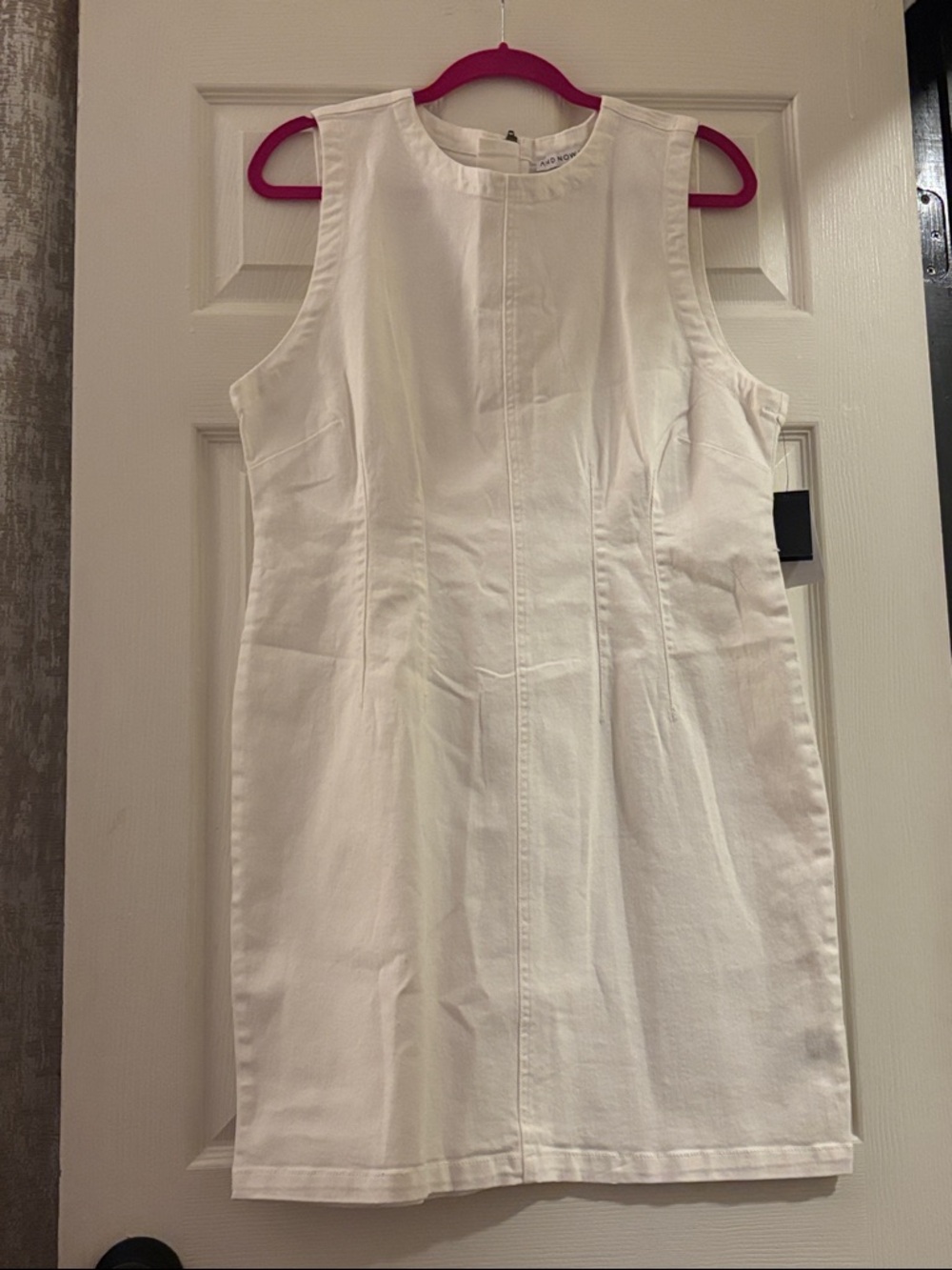 Sleeveless White Dress